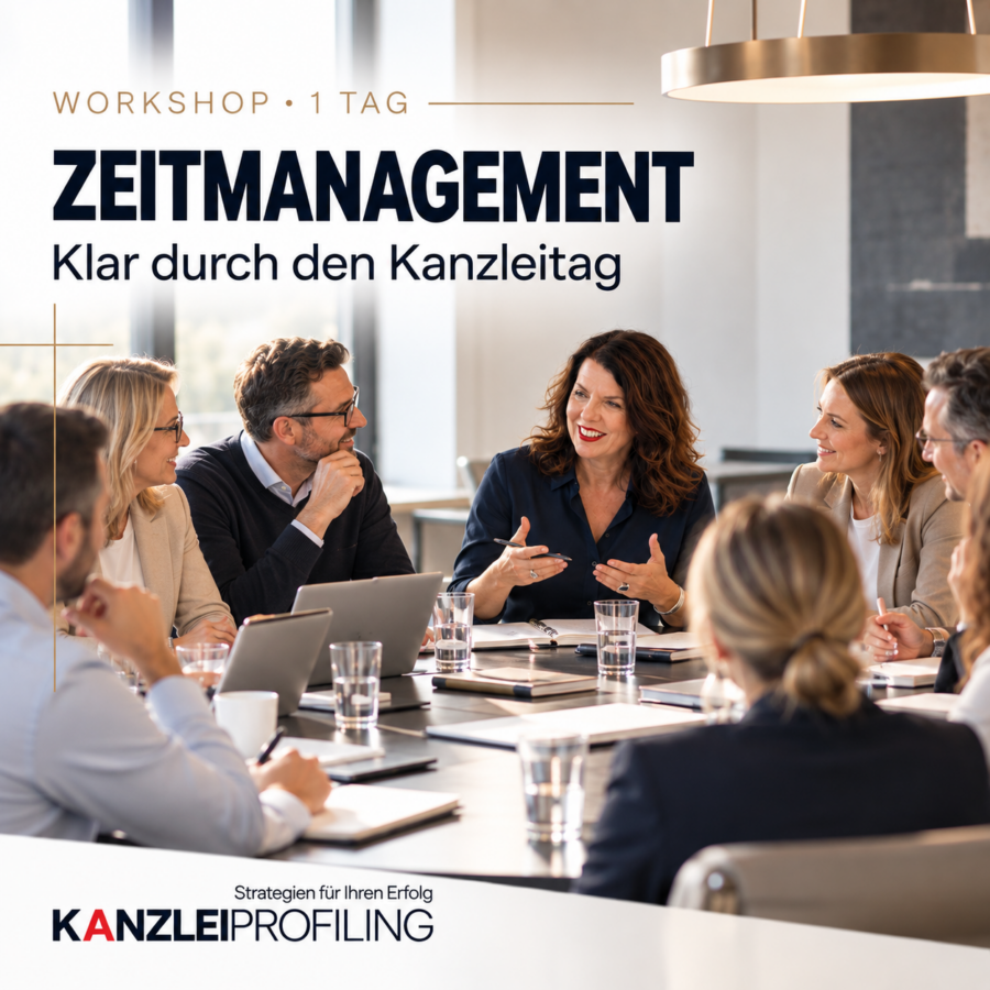 Workshop Zeitmanagement für Führungskräfte in Steuerkanzleien